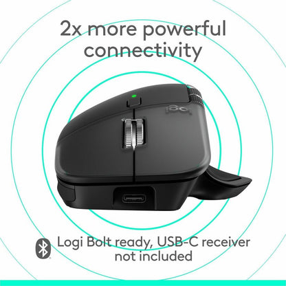 Alternate-Image5 Image for Logitech MX Master 4 for Mac, Ergonomic Bluetooth Mouse with Advanced Performance Haptic Feedback, Ultra-Fast Scrolling, USB-C Charging, MacOS, iPadOS, Windows - space black