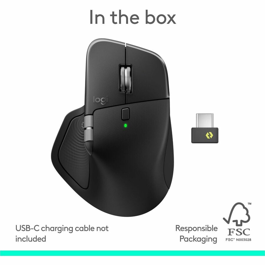 Alternate-Image10 Image for Logitech MX Master 4, Ergonomic Wireless Mouse with Advanced Performance Haptic Feedback, Ultra-Fast Scrolling, USB-C Charging, Bluetooth, Windows, MacOS - black