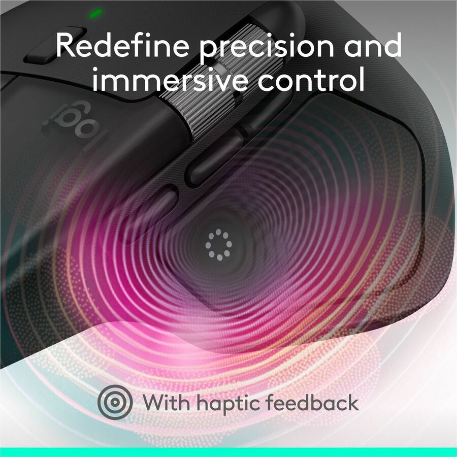 Alternate-Image1 Image for Logitech MX Master 4, Ergonomic Wireless Mouse with Advanced Performance Haptic Feedback, Ultra-Fast Scrolling, USB-C Charging, Bluetooth, Windows, MacOS - black