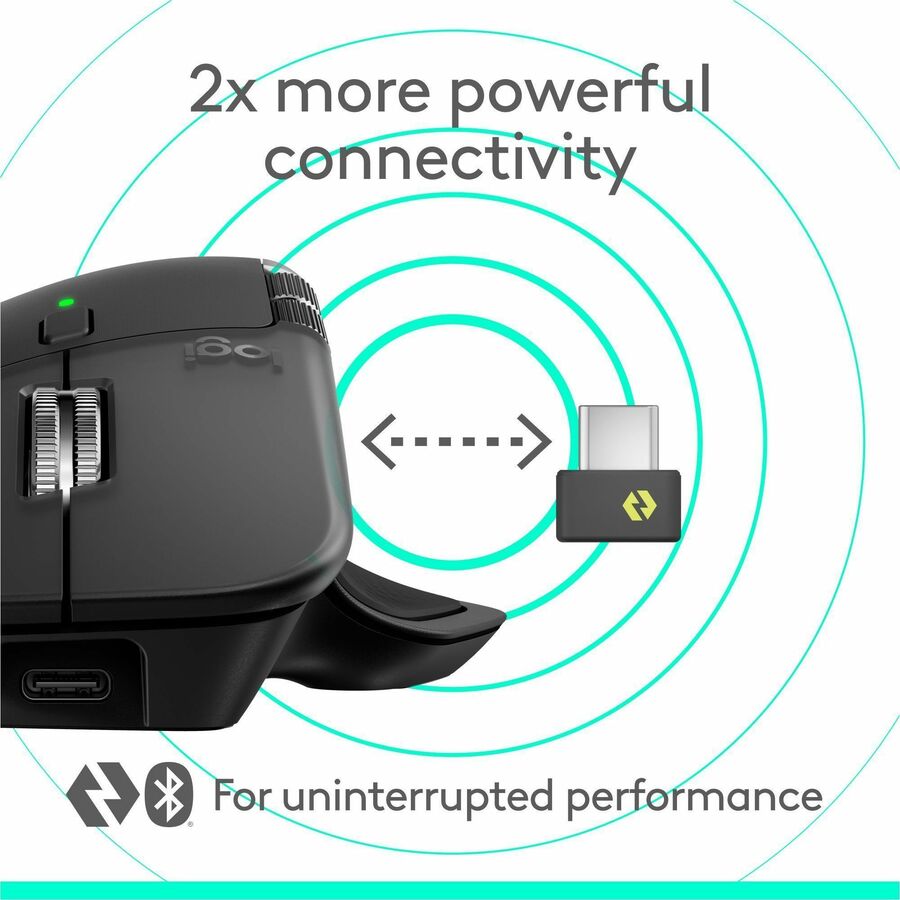 Alternate-Image5 Image for Logitech MX Master 4, Ergonomic Wireless Mouse with Advanced Performance Haptic Feedback, Ultra-Fast Scrolling, USB-C Charging, Bluetooth, Windows, MacOS - black