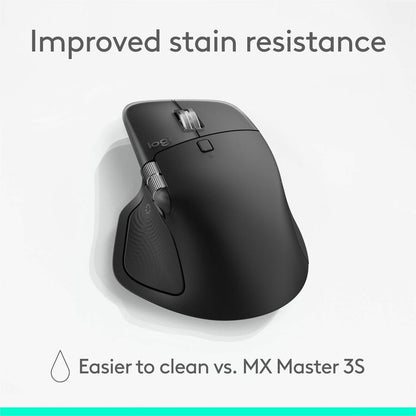 Alternate-Image8 Image for Logitech MX Master 4, Ergonomic Wireless Mouse with Advanced Performance Haptic Feedback, Ultra-Fast Scrolling, USB-C Charging, Bluetooth, Windows, MacOS - black