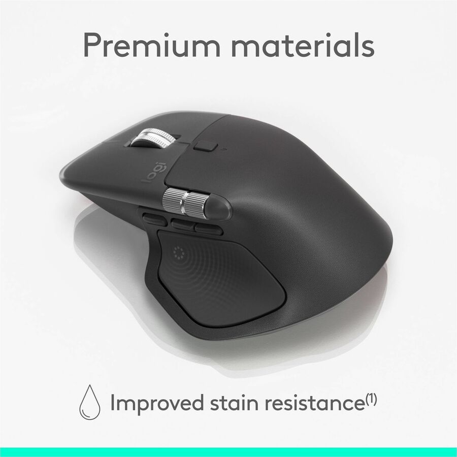Alternate-Image2 Image for Logitech MX Master 4 for Business, Wireless Mouse with Quiet Clicks, 8K DPI, MagSpeed Scrolling, Logi Bolt Receiver, Graphite