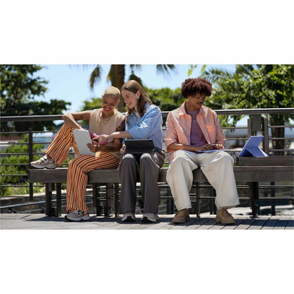 Alternate-Image3 Image for Logitech Flip Folio Keyboard/Cover Case (Folio) for 13" Apple iPad Pro 13 (2024), iPad Air 13 (2024), iPad Air 13 (2025) Tablet - English Keyboard - Lilac