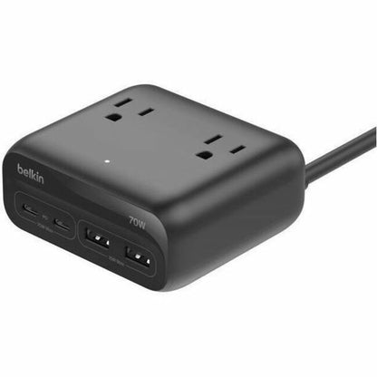 Main Image for Belkin 3-Outlet Charging Station with 2 USB-A and 2 USB-C Ports 70W