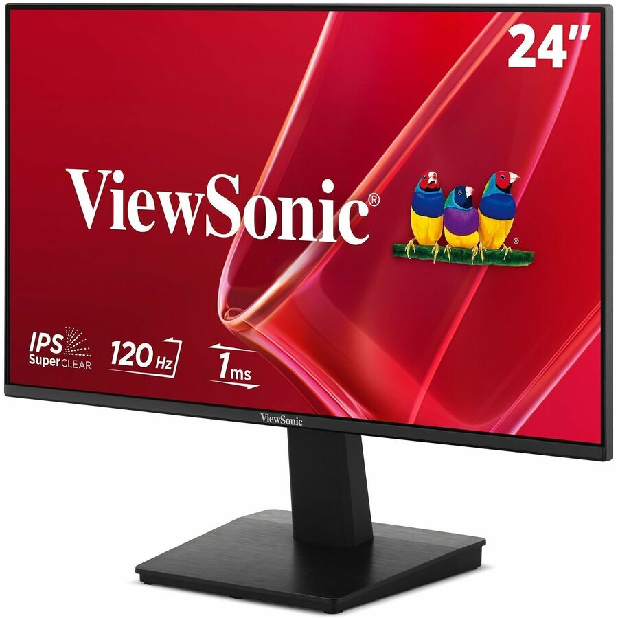 Left Image for ViewSonic VA2448-MH 24 Inch 1080p Monitor, IPS Display with 120Hz for Smooth Home and Office Viewing, Variable Refresh Rate, HDMI, and VGA Inputs