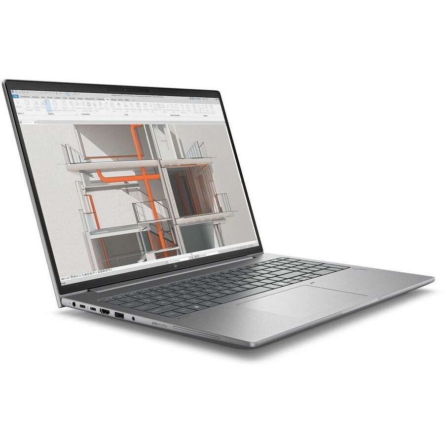 Alternate-Image5 Image for HP ZBook X G1i 16" Mobile Workstation - WQUXGA - 120 Hz - Intel Core Ultra 9 285H - vPro Technology - 64 GB - 2 TB SSD - English Keyboard - Smart Card Reader - Meteor Silver