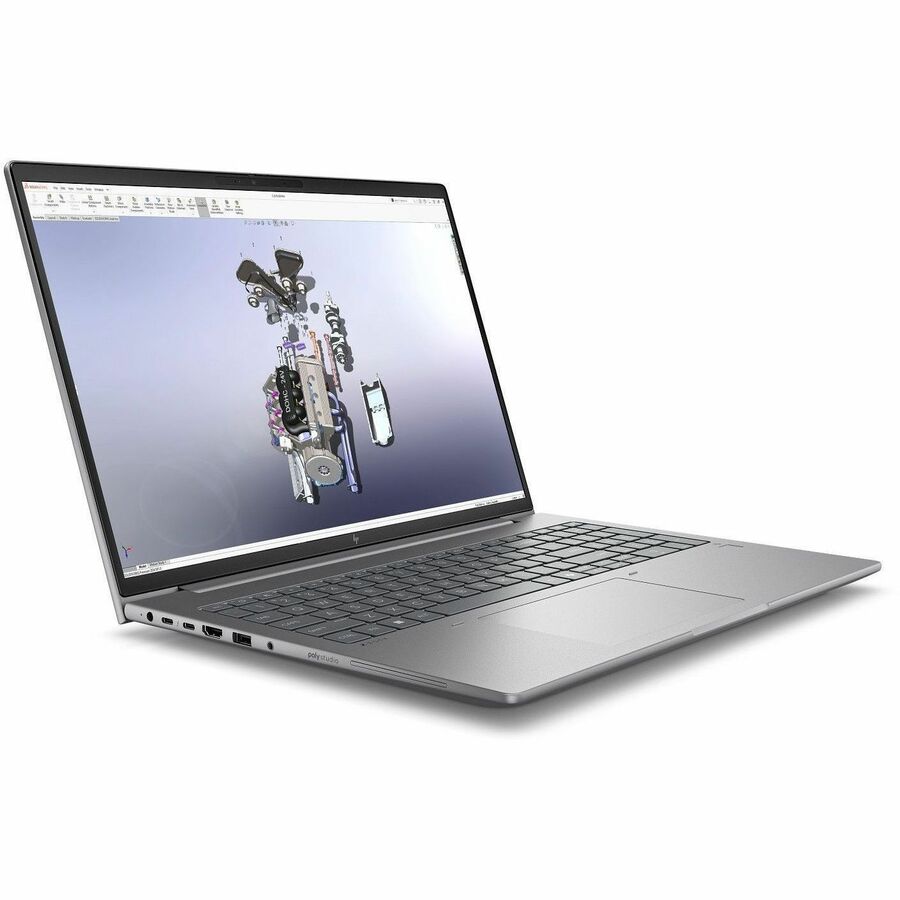 Alternate-Image6 Image for HP ZBook X G1i 16" Mobile Workstation - WQUXGA - 120 Hz - Intel Core Ultra 9 285H - vPro Technology - 32 GB - 1 TB SSD - English Keyboard - Smart Card Reader - Meteor Silver
