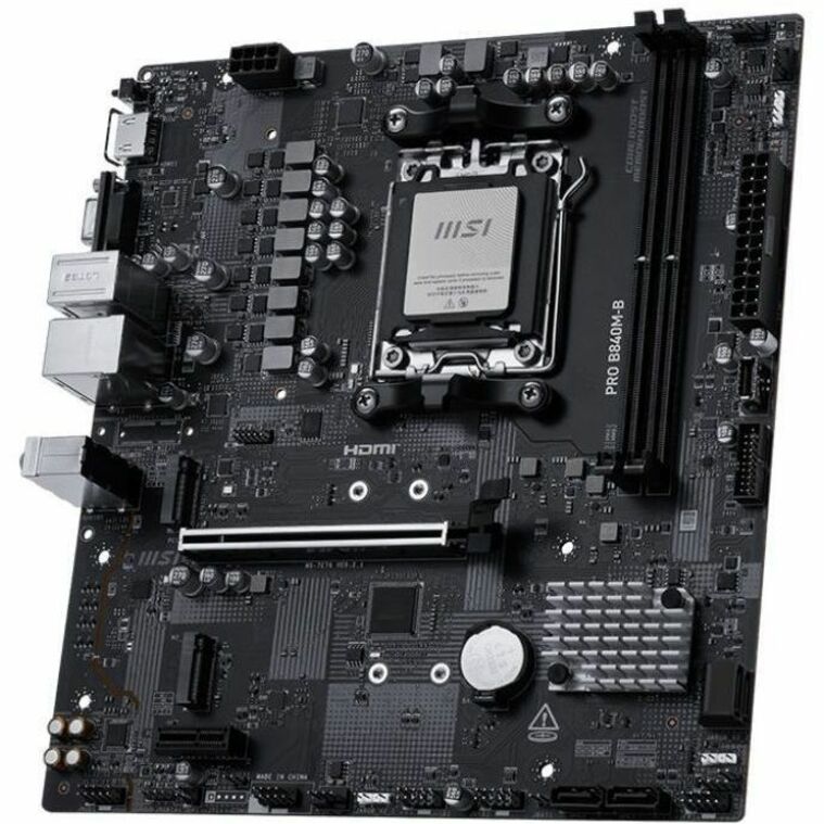 Alternate-Image1 Image for MSI B840M-B Gaming Desktop Motherboard - AMD B840 Chipset - Socket AM5 - Micro ATX
