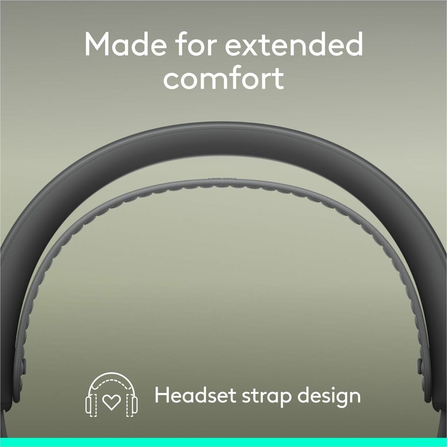 Alternate-Image8 Image for Logitech Zone Wireless 2 ES for Business - Noise-Canceling Wireless Headset with Adaptive Hybrid ANC, Zoom & Google Certified, USB-C & USB-A,Graphite