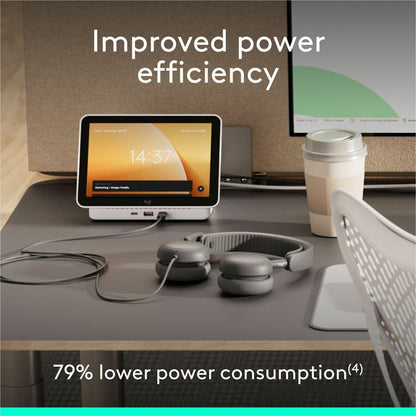 Alternate-Image7 Image for Logitech Zone Wired 2 for Business - Noise-Canceling Headset with Adaptive Hybrid ANC, Zoom & Google Certified, USB-C with USB-A adapter - Graphite