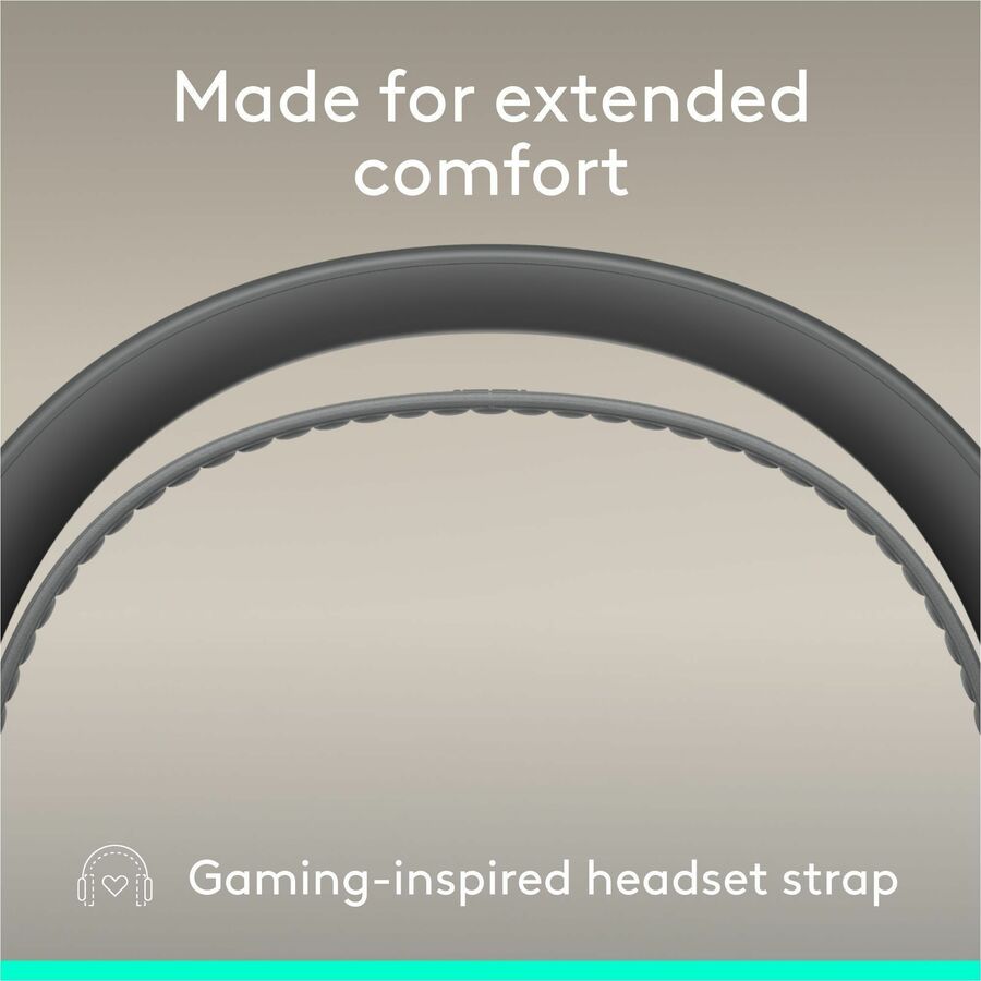 Alternate-Image6 Image for Logitech Zone Wired 2 for Business - Noise-Canceling Headset with Adaptive Hybrid ANC, Zoom & Google Certified, USB-C with USB-A adapter - Graphite