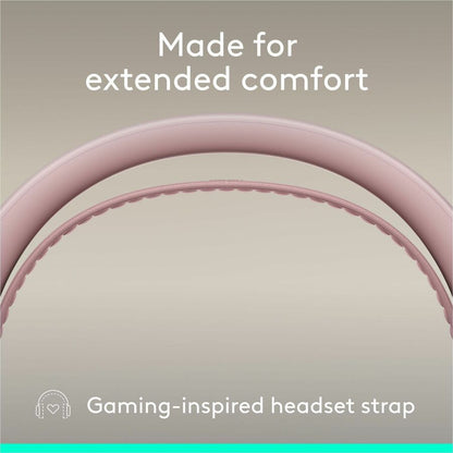 Alternate-Image6 Image for Logitech Zone Wired 2 for Business - Noise-Canceling Headset with Adaptive Hybrid ANC, Microsoft Teams Certified, USB-C with USB-A adapter, Rose