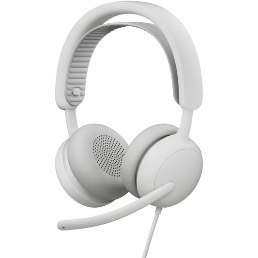 Main Image for Logitech Zone Wired 2 for Business - Noise-Canceling Headset with Adaptive Hybrid ANC, Microsoft Teams Certified, USB-C with USB-A adapter, Off-white
