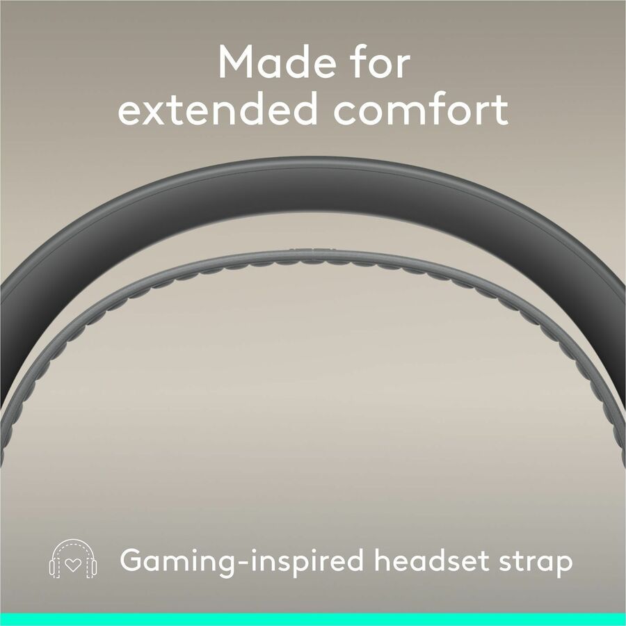 Alternate-Image6 Image for Logitech Zone Wired 2 for Business - Noise-Canceling Headset with Adaptive Hybrid ANC, Microsoft Teams Certified, USB-C with USB-A adapter, Graphite