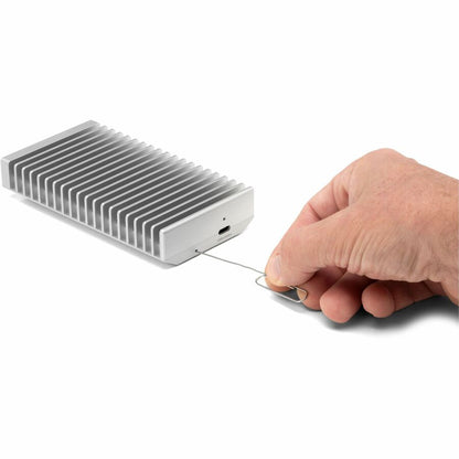 Alternate-Image1 Image for OWC Express 1M2 80G 4 TB Portable Rugged Solid State Drive - External - PCI Express NVMe - Silver