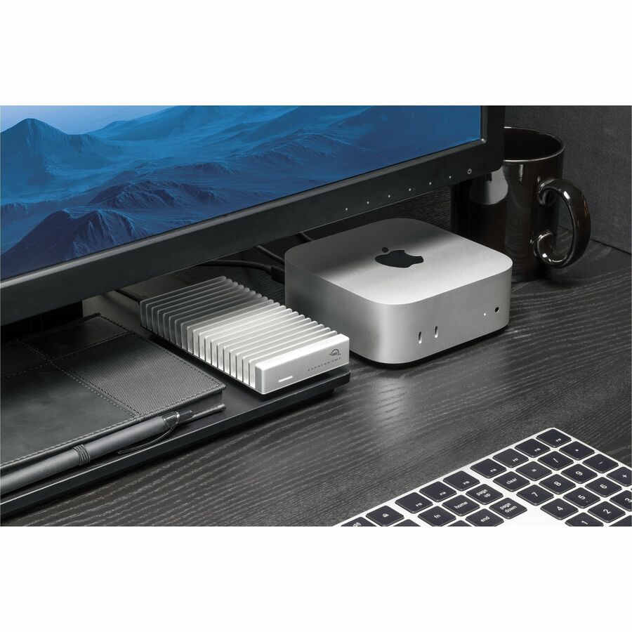 Alternate-Image8 Image for OWC Express 1M2 80G 2 TB Portable Rugged Solid State Drive - External - PCI Express NVMe - Silver
