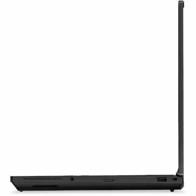 Left Image for Lenovo ThinkPad P16 Gen 3 21RQ001KUS 16" Mobile Workstation - WQUXGA - Intel Core Ultra 7 265HX - vPro Technology - 32 GB - 1 TB SSD - English (US) Keyboard - Black