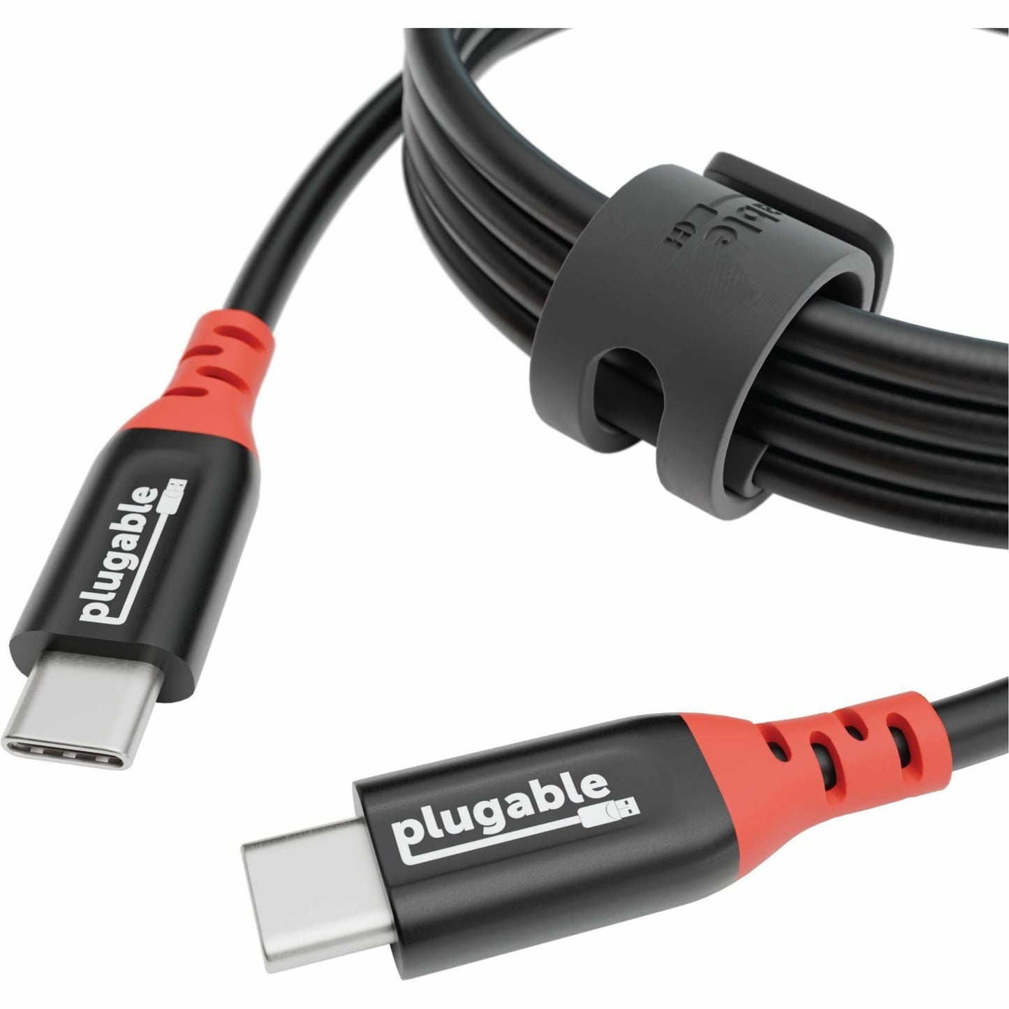 Main Image for Plugable USB C to USB C Cable, Data Blocker Charge Only Cable (2m/6.6ft): 240W Safe Fast Charging