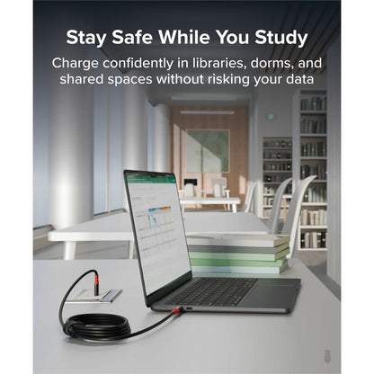 Alternate-Image7 Image for Plugable USB C to USB C Cable, Data Blocker Charge Only Cable (2m/6.6ft): 240W Safe Fast Charging