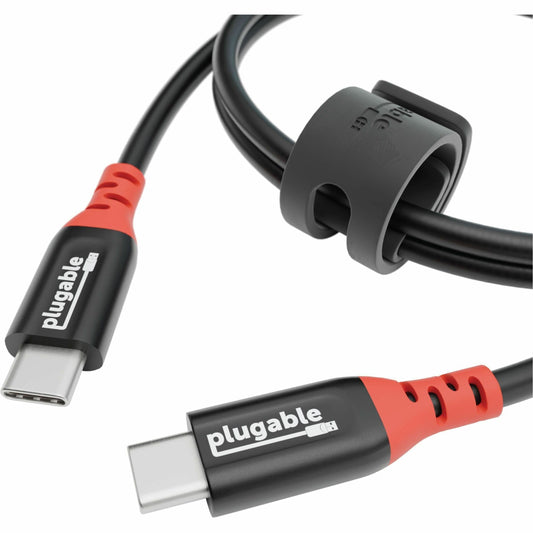 Main Image for Plugable USB C to USB C Cable, Data Blocker Charge Only Cable (1m/3.3ft): 240W Safe Fast Charging