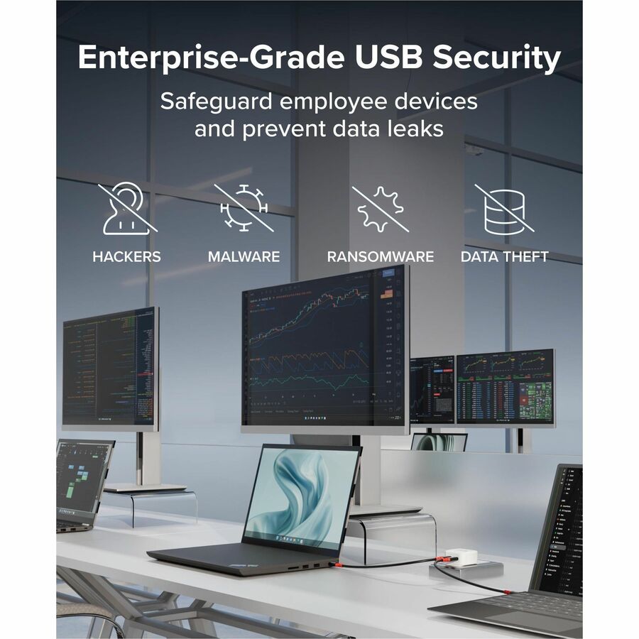 Alternate-Image5 Image for Plugable USB C to USB C Cable, Data Blocker Charge Only Cable 6in (Pack of 5): 240W Safe Charging