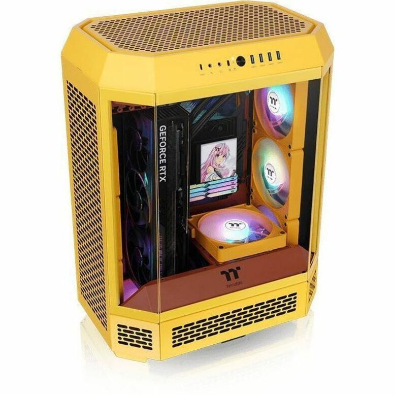 Top Image for Thermaltake The Tower 600 Butter Caramel Mid Tower Chassis