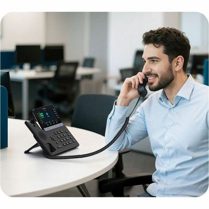 Alternate-Image8 Image for Yealink T74W IP Phone - Corded - Corded/Cordless - Bluetooth, Wi-Fi - 10 Multiple Conferencing - Wall Mountable - Black