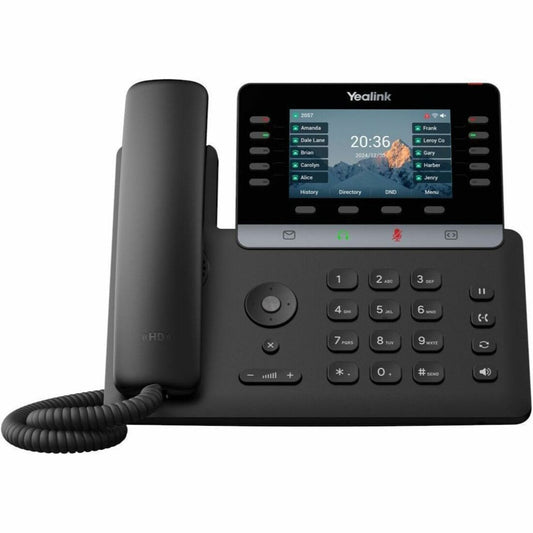 Main Image for Yealink T74W IP Phone - Corded - Corded/Cordless - Bluetooth, Wi-Fi - 10 Multiple Conferencing - Wall Mountable - Black