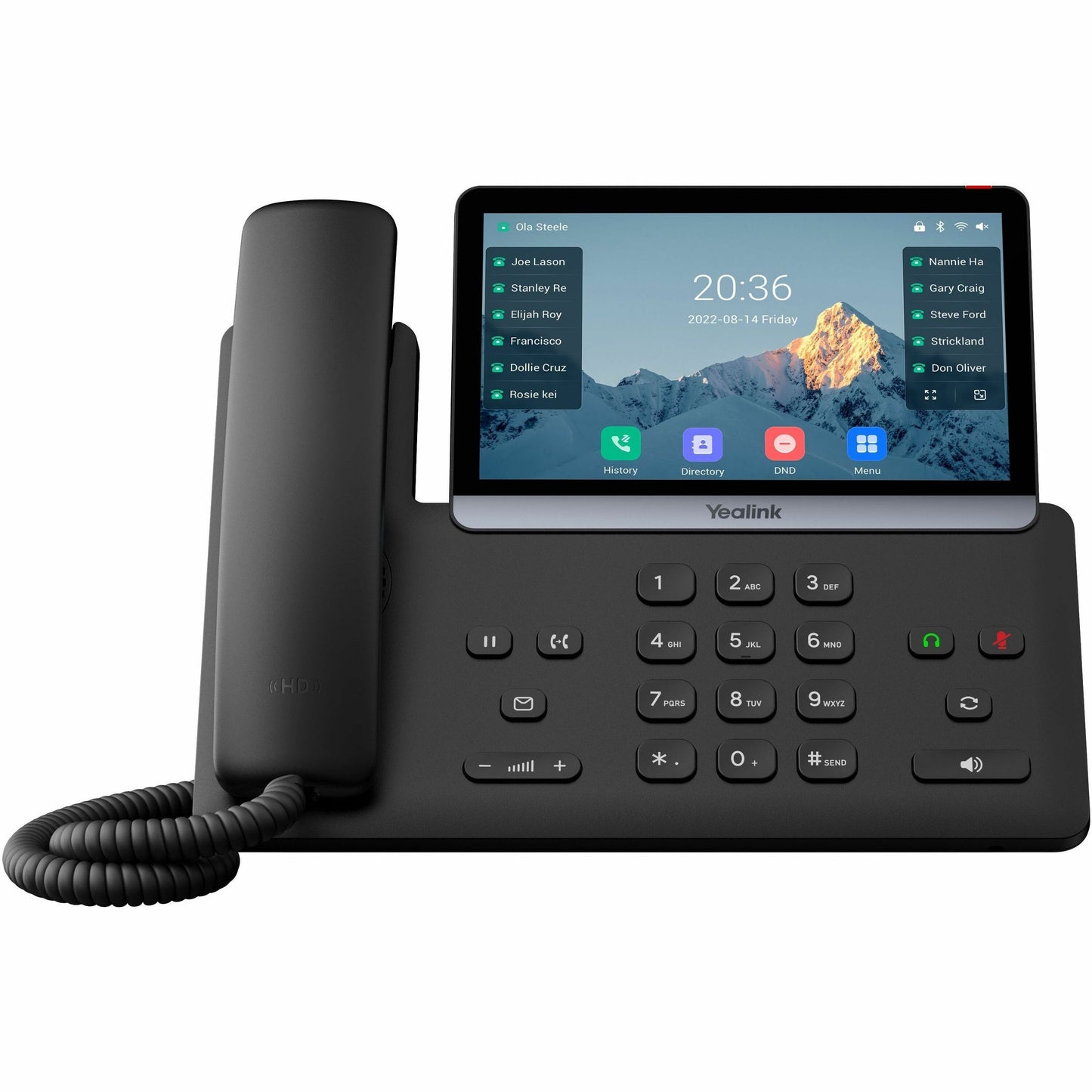 Main Image for Yealink T77U IP Phone - Corded - Corded - 10 Multiple Conferencing - Wall Mountable, Stand Mountable - Classic Gray