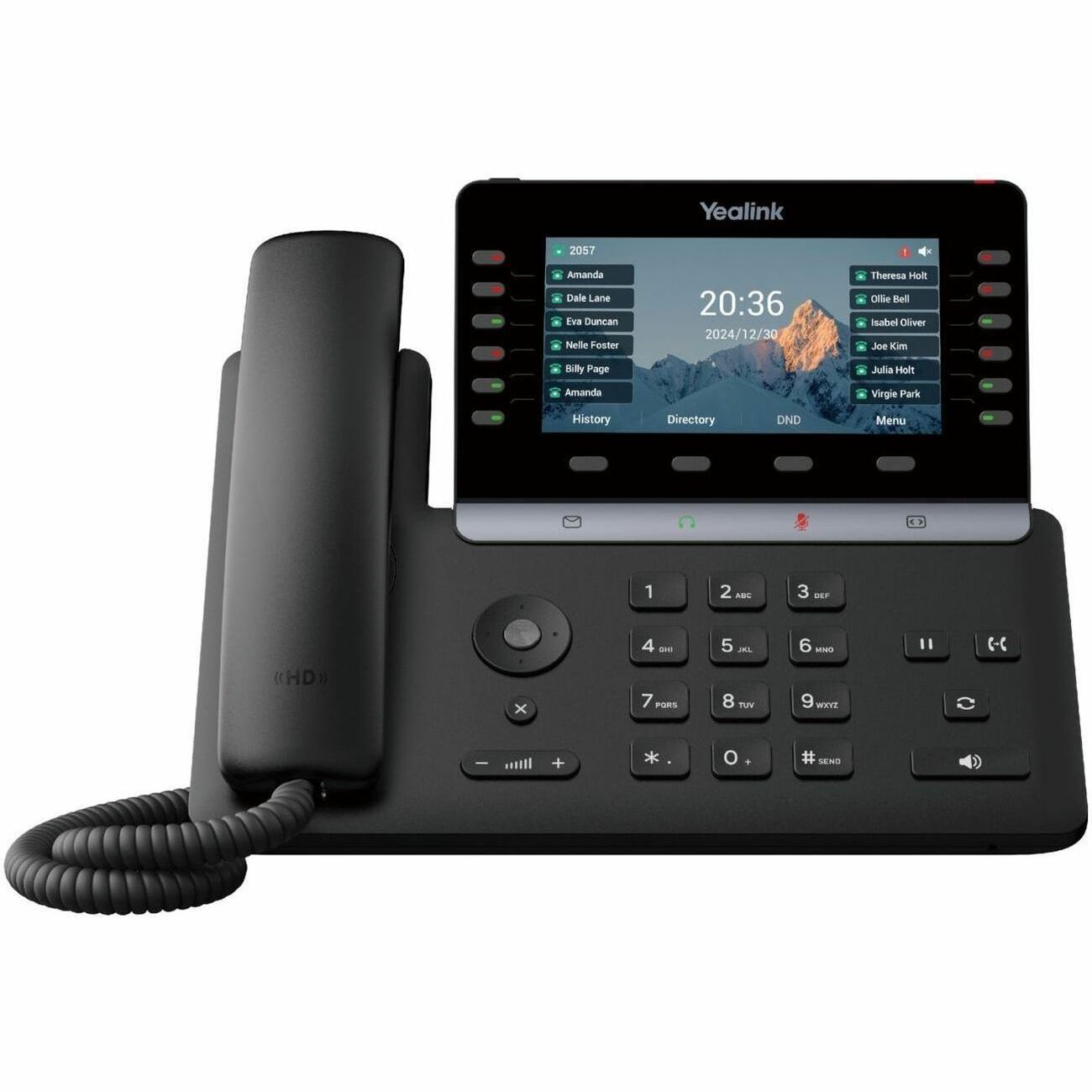 Main Image for Yealink SIP-T85W IP Phone - Corded - Corded/Cordless - Wi-Fi, Bluetooth, DECT - Wall Mountable, Desktop - Classic Gray