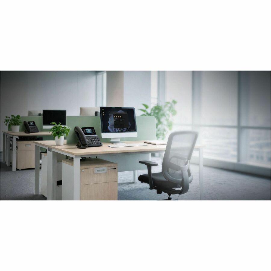 Alternate-Image1 Image for Yealink T73U IP Phone - Corded - Corded - 5 Multiple Conferencing - Wall Mountable, Stand Mountable - Gray