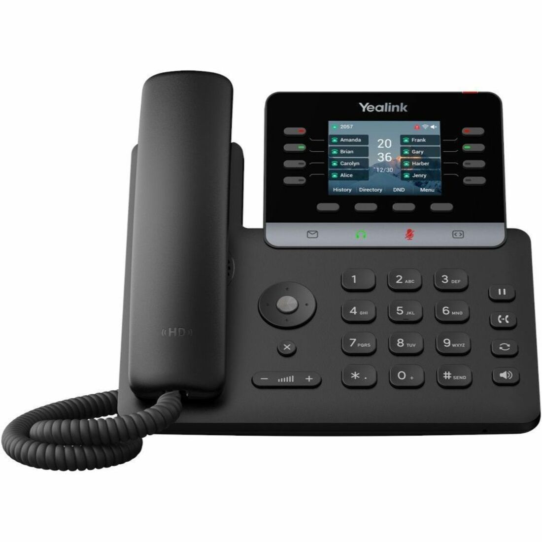 Main Image for Yealink SIP-T73W IP Phone - Corded/Cordless - Corded/Cordless - Bluetooth, Radio Frequency - 5 Multiple Conferencing - Wall Mountable - Black