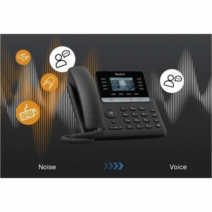 Alternate-Image4 Image for Yealink SIP-T73W IP Phone - Corded/Cordless - Corded/Cordless - Bluetooth, Radio Frequency - 5 Multiple Conferencing - Wall Mountable - Black