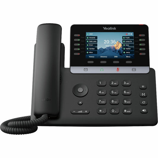 Main Image for Yealink T74U IP Phone - Corded - Corded - 10 Multiple Conferencing - Wall Mountable, Stand Mountable - Black