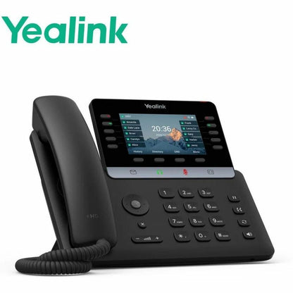 Alternate-Image4 Image for Yealink T74U IP Phone - Corded - Corded - 10 Multiple Conferencing - Wall Mountable, Stand Mountable - Black