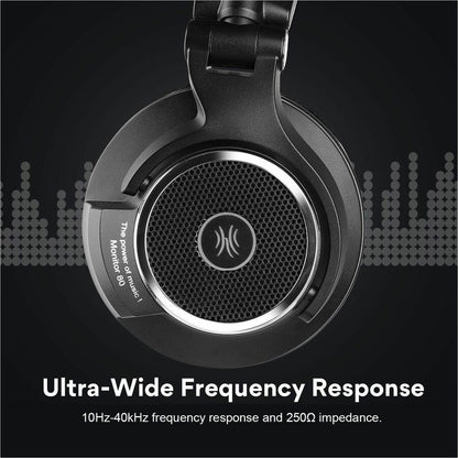 Alternate-Image5 Image for OneOdio Monitor 80 Professional Monitor Wired Headphones