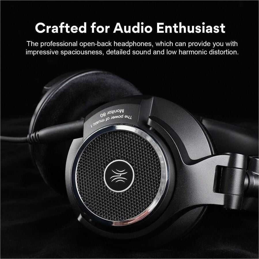 Alternate-Image2 Image for OneOdio Monitor 80 Professional Monitor Wired Headphones