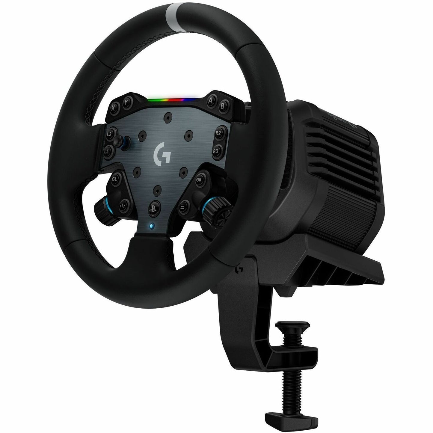 Main Image for Logitech G RS50 System, 3-Piece Sim Racing Steering Wheel Setup - RS50 Wheel base with 8 Nm Direct Drive, RS Wheel Hub with 13 Buttons and RS Round Wheel 11-inch - For PS5/PS4/PC