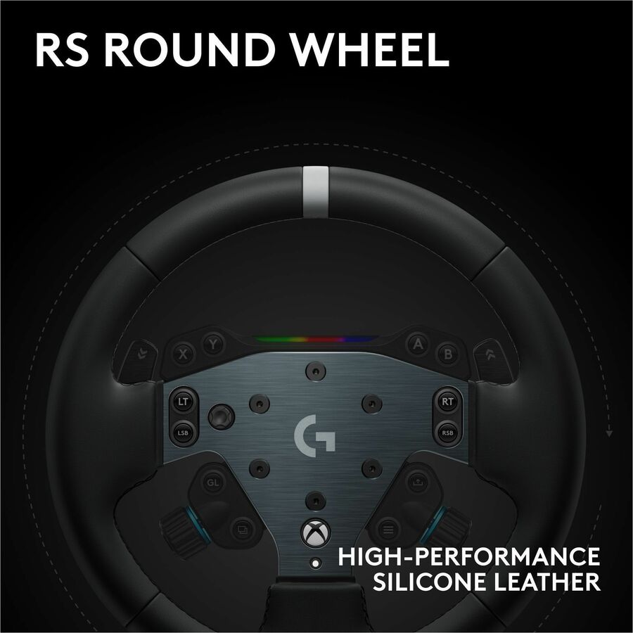 Alternate-Image3 Image for Logitech G RS50 System, 3-Piece Sim Racing Steering Wheel Setup - RS50 Wheel base with 8 Nm Direct Drive, RS Wheel Hub with 13 Buttons and RS Round Wheel 11-inch - For Xbox/PC