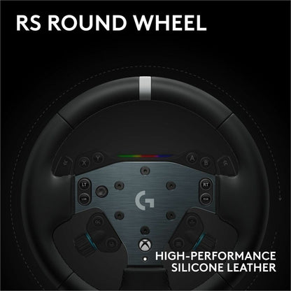 Alternate-Image3 Image for Logitech G RS50 System, 3-Piece Sim Racing Steering Wheel Setup - RS50 Wheel base with 8 Nm Direct Drive, RS Wheel Hub with 13 Buttons and RS Round Wheel 11-inch - For Xbox/PC