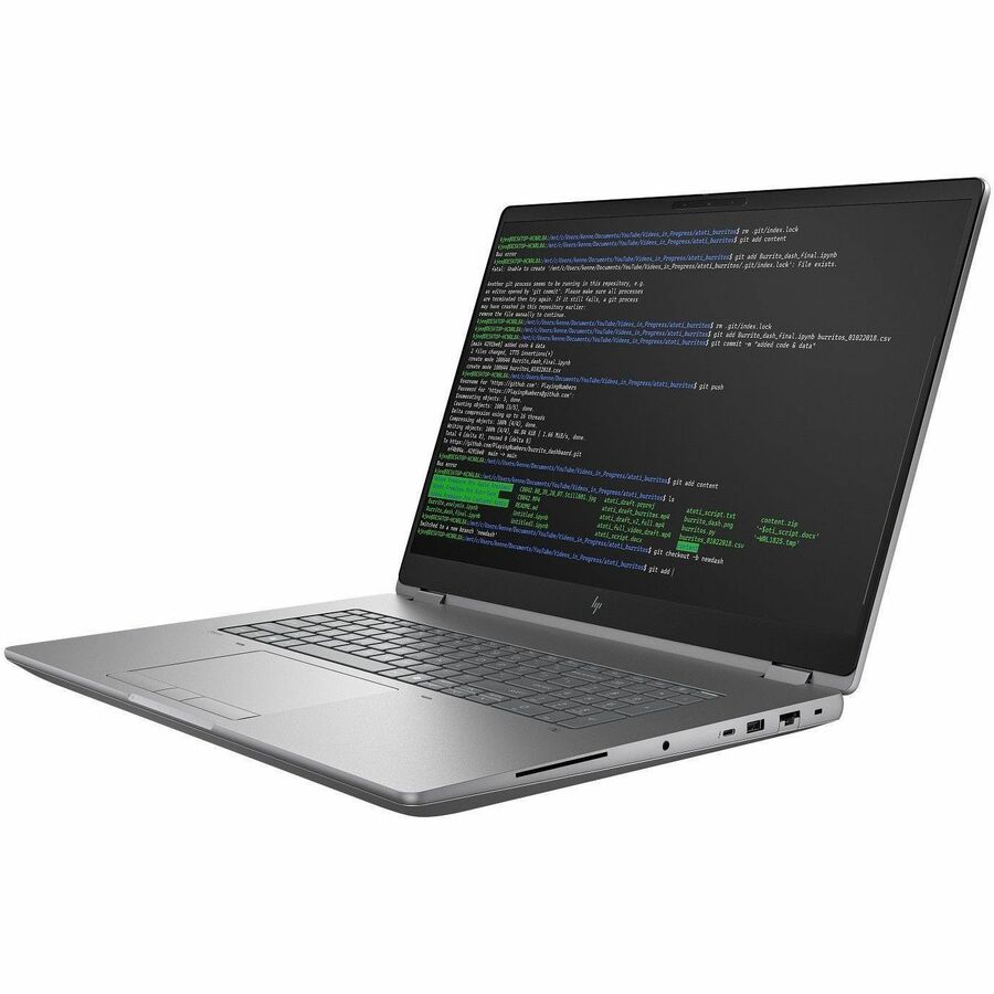 Alternate-Image6 Image for HP ZBook Fury G1i 18" Mobile Workstation - WQXGA - 165 Hz - Intel Core Ultra 9 285HX - vPro Technology - 64 GB - 1 TB SSD - Meteor Silver