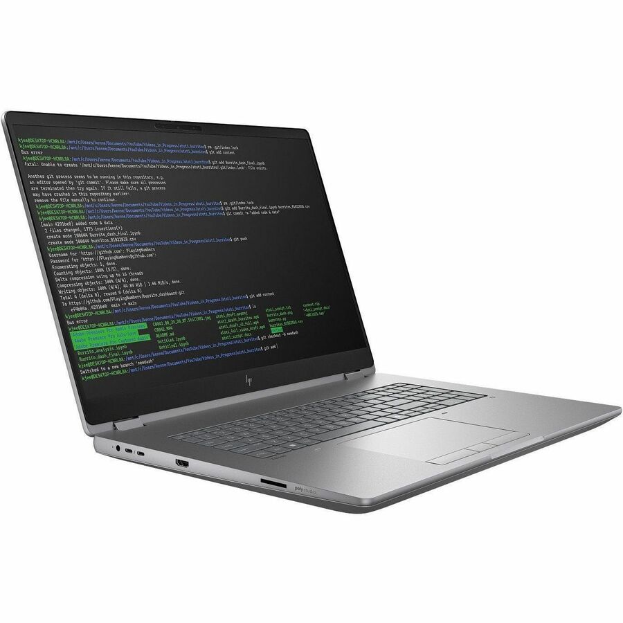 Alternate-Image9 Image for HP ZBook Fury G1i 18" Mobile Workstation - WQXGA - 165 Hz - Intel Core Ultra 9 285HX - vPro Technology - 64 GB - 1 TB SSD - Meteor Silver