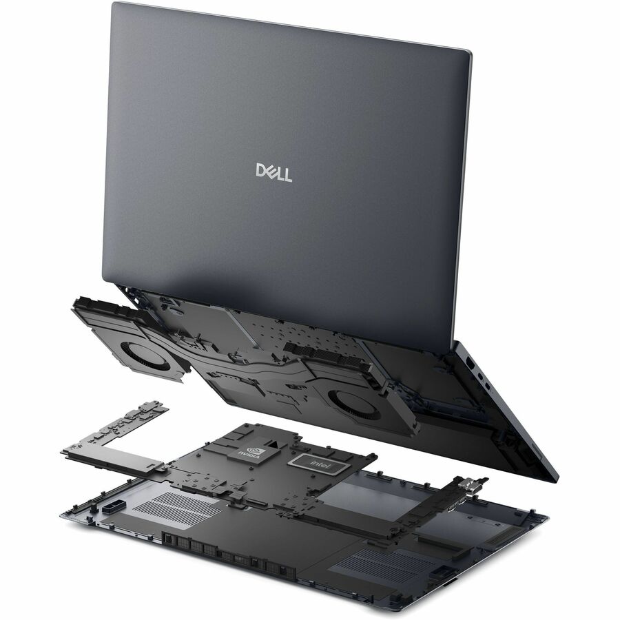 Alternate-Image5 Image for Dell Pro Max Premium MA16250 16" Mobile Workstation - Full HD Plus - 120 Hz - Intel Core Ultra 7 265H - vPro Technology - 32 GB - 1 TB SSD - English (US) Keyboard - Magnetite
