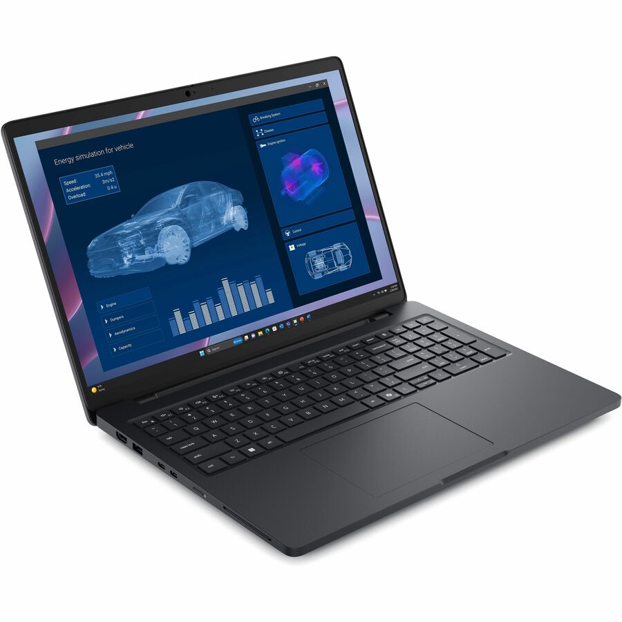 Alternate-Image1 Image for Dell Pro Max MC16255 16" Copilot+ PC Mobile Workstation - Full HD Plus - AMD Ryzen AI 5 PRO 340 - 16 GB - 256 GB SSD - English (US) Keyboard - Magnetite