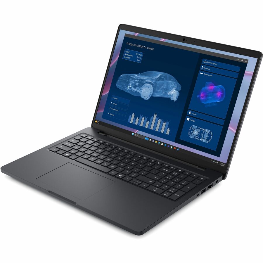 Left Image for Dell Pro Max MC16255 16" Copilot+ PC Mobile Workstation - Full HD Plus - AMD Ryzen AI 5 PRO 340 - 16 GB - 256 GB SSD - English (US) Keyboard - Magnetite