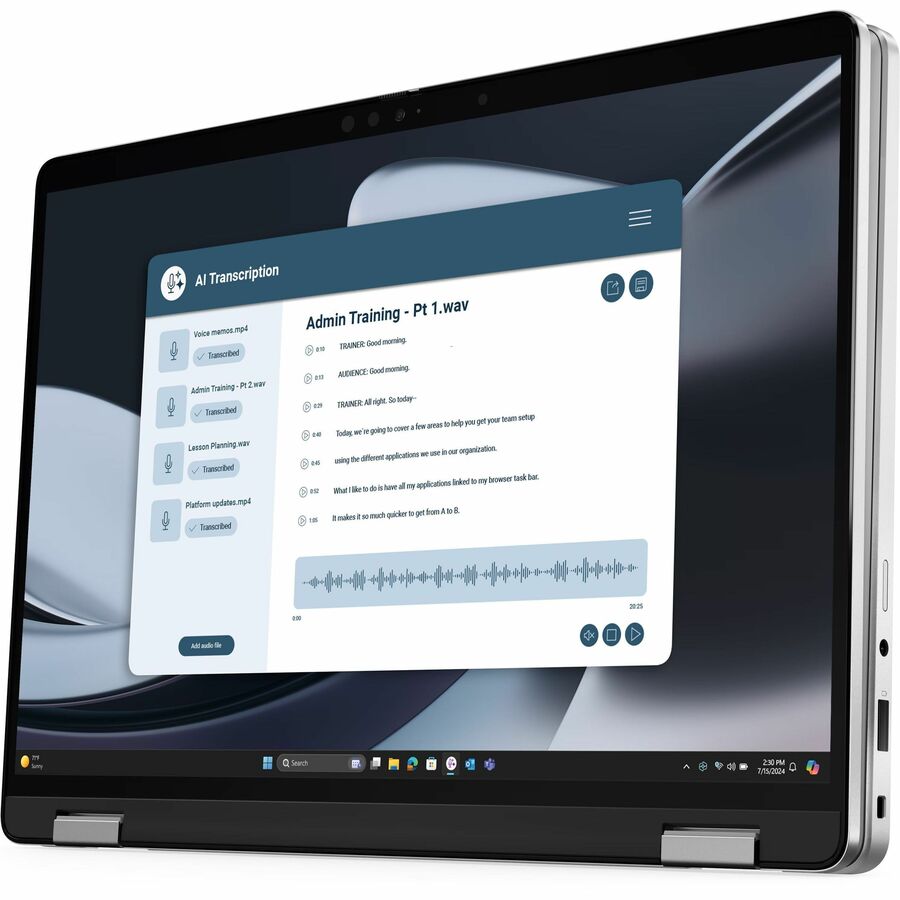 Alternate-Image4 Image for Dell Pro 14 Plus PB14255 14" Clamshell Notebook - Full HD Plus - 60 Hz - AMD Ryzen 5 PRO 215 - 16 GB - 256 GB SSD - English (US) Keyboard - Magnetite