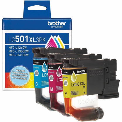 Main Image for Brother Original High Yield Inkjet Ink Cartridge - Multi-pack - Cyan, Magenta, Yellow - 1 Each