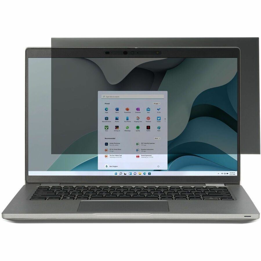 Front Image for Kensington EQ Privacy Screen Filter for Laptops 15.6" (16:10)