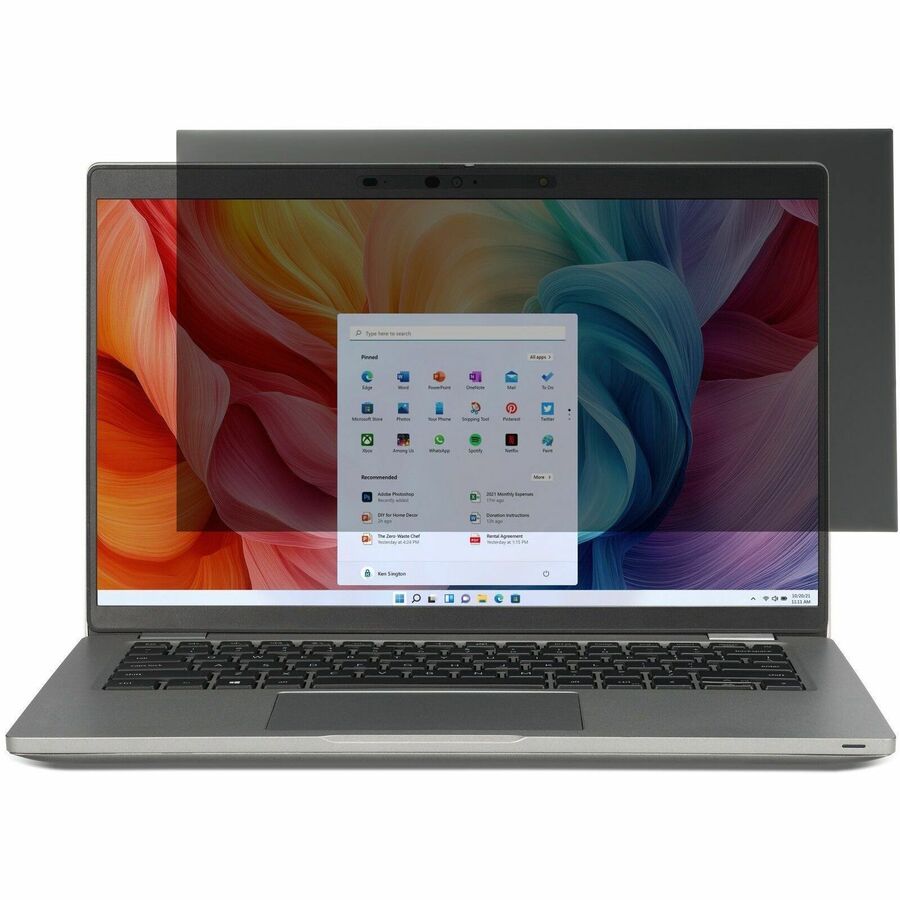Front Image for Kensington High Clarity Privacy Screen Filter for Laptops 15.6" (16:10)