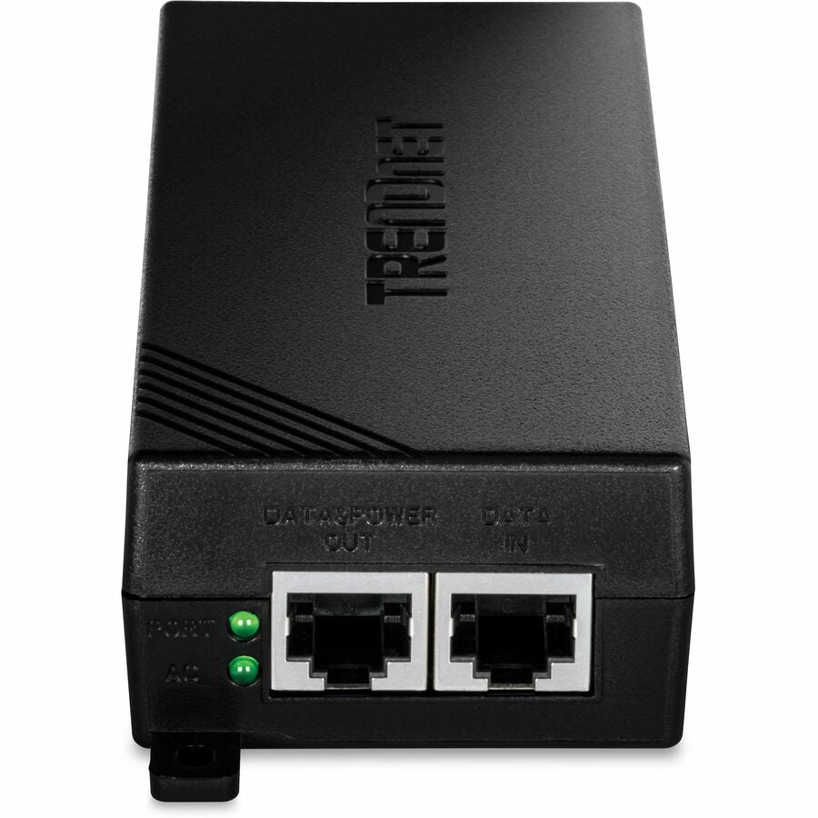 Alternate-Image3 Image for TRENDnet Gigabit PoE++ Injector, TPE-116GI, Supplies PoE (15.4W), PoE+ (30W), or PoE++ (60W), Network A PoE Device Up to 100m(328 ft), NDAA & TAA Compliant, Plug & Play, Black